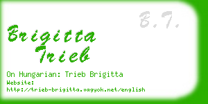 brigitta trieb business card